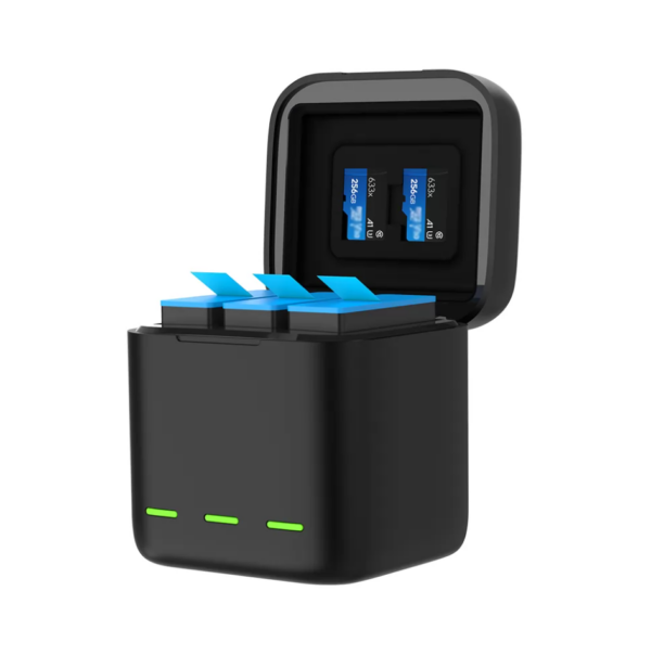 Chargeur Telesin à trois canaux pour GoPro Hero 12 / Hero 11 / Hero 10 / Hero 9 – Image 3