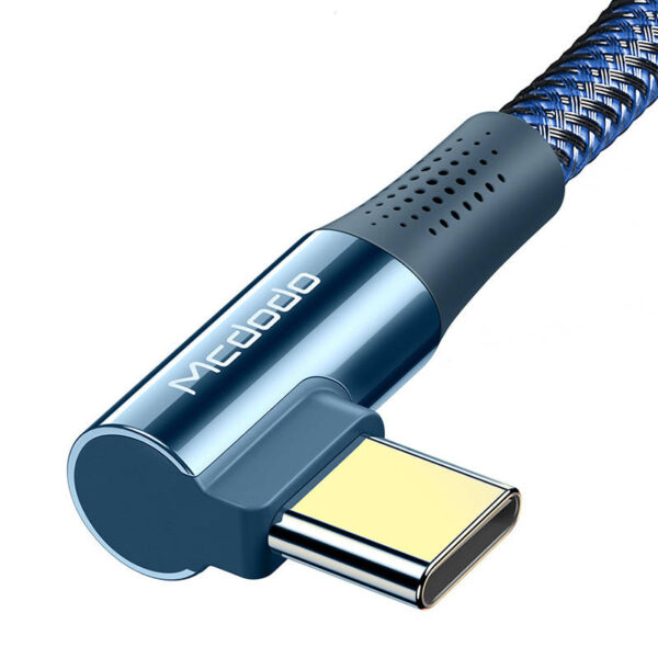 Mcdodo Firefox USB-C to USB-C cable 100W, 2m (blue) - Image 3